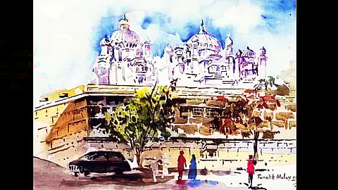 Bhuleshwar Mandir Painting