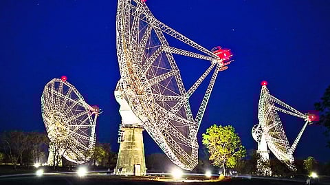 Giant Metrewave Radio Telescope (GMRT) in Narayangaon