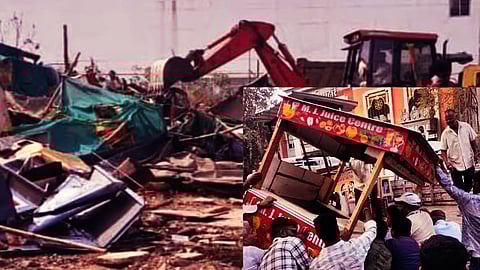 Nagar Road Anti-Encroachment Drive