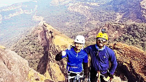 Duke's Nose Successfully Scaled by Devashree Chile