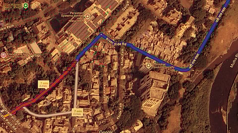 Rajput Vasahat to Erandwane Road