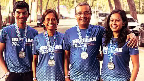 Prasad (L), Vaishali Sampat and Prachi Dumbare Patil (R)