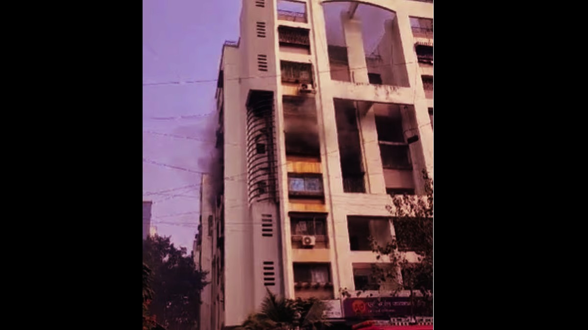 Fire at Sunshree Building