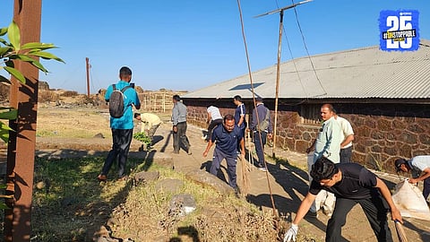 Cleanliness Drive Conducted at Rajgad Fort