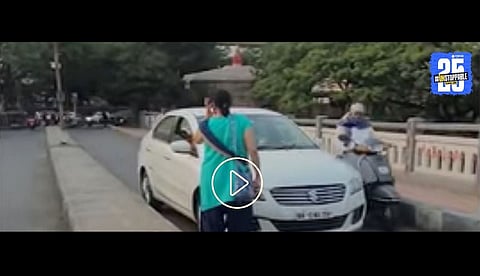 Pune Woman Teaches Rule-Breaking Driver a Lesson