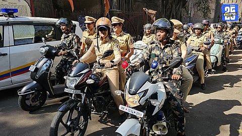 Women Police Officers Lead Awareness Rally Ahead of International Women’s Day