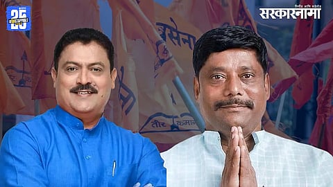 Arvind Shinde (L) and Ravindra Dhangekar (R)