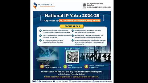 AIC Pinnacle to Host National IP Yatra 2024-25 in Pune on March 19-20
