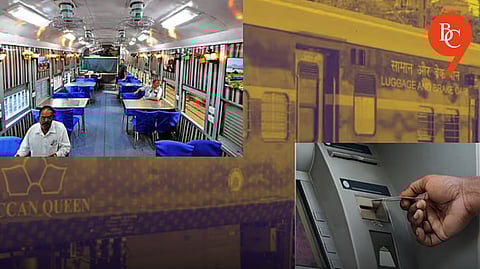 Deccan Queen Introduces ATM Facility in Pantry Car