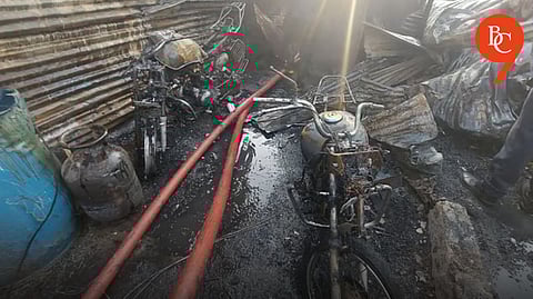 Pune: Devastating Slum Fire Destroys 90 Shanties; 15 Gas Cylinders Explode