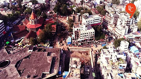 The new entrance to the Mandai Metro station is expected to reduce traffic congestion in Pune.