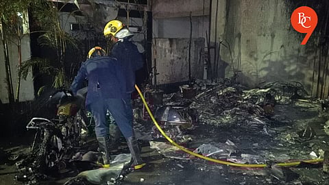 Fire Erupts During Petrol Theft
