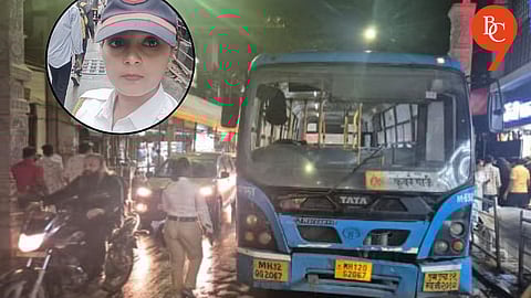Pune Traffic Police Save Bus Driver, Avert Major Mishap