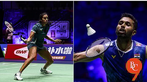 P.V. Sindhu and HS Prannoy