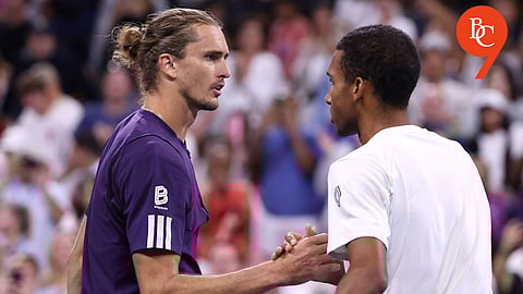 Zverev defeated by Auger Aliassime