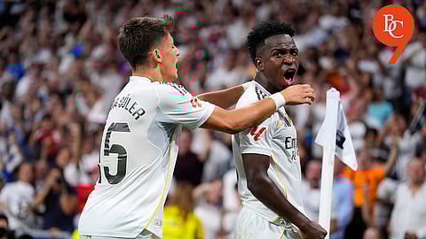 Arda Guler and Vinicius Jr.
