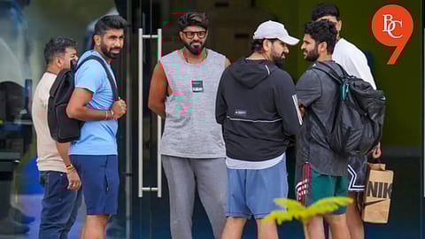 Players at BCCI COE for their test