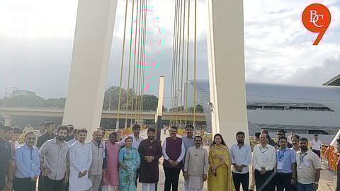 Pune Gets Iconic Tanpura-Inspired Pedestrian Bridge Linking Metro to Peth Areas