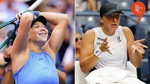 Andrea Anisimova and Iga Swiatek