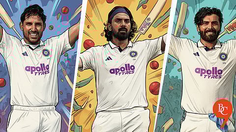 Dhurv Jurel, KL Rahul, Ravindra Jadeja, all score tons, as India takes a lead of 286