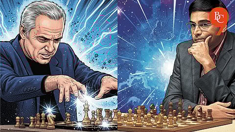 Garry Kasparov and Viswanathan Anand