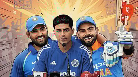 Shubman Gill speaks of Rohit Sharma and Virat Kohli