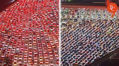 China’s Viral Traffic Jam:50 Lanes, 750 Million Travelers, and 24 Hours of Gridlock After Holiday Rush