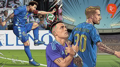 Lionel Messi, Lautaro Martinez, Alexis Mac Allister