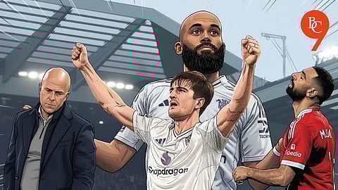 Arne Slot, Harry Maguire, Bryan Mbeumo, Mohamed Salah