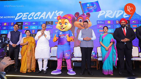 Devendra Fadnavis Unveils Logo of 'Pune Grand Tour' International Cycling Event