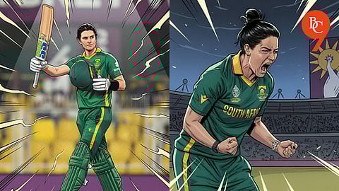 Laura Wolvaardt and Marizanne Kapp