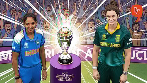 Harmanpreet Kaur and Laura Wolvaardt