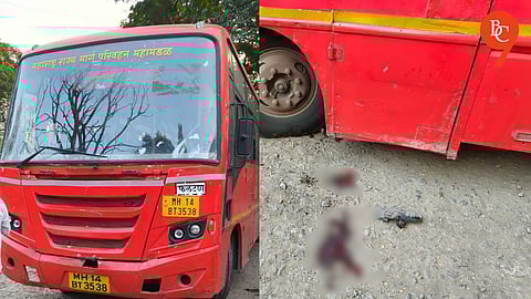 Bus Run Over Senior Passenger at Pune's Swargate ST Depot