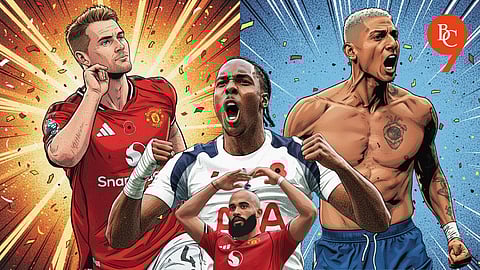 Matthijs de Ligt, Mathys Tel, Bryan Mbeumo, Richarlison score as Spurs draw United 2-2, Premier League 2025