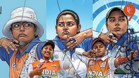 Deepika Kumari, Prithika Pradeep, Ankita Bhagat, Jyothi Surekha, Sangeeta, Asia Archery Chmapionship