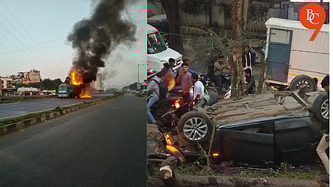 Tragic Accident at Pune's Navale Bridge: 7 Dead, 10 Injured; Traffic Advisory Released