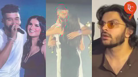 AP Dhillon and Tara Sutaria Share a Kiss Onstage, Veer Pahariya Reacts