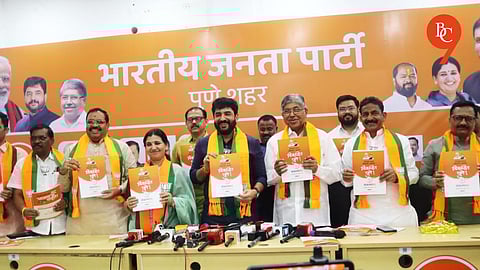 BJP Releases Pune Municipal Election Manifesto; Focuses on Central–State Funded Growth