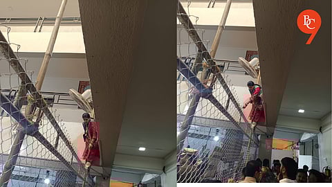 PMC Ward 25 Counting Halted Again After Rupali Thombare Climbs Security Fence