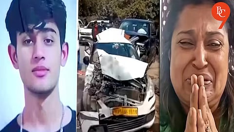 SUV Video Captures Tragic Moments Leading to Sahil Dhaneshra's Fatal Collision in Delhi