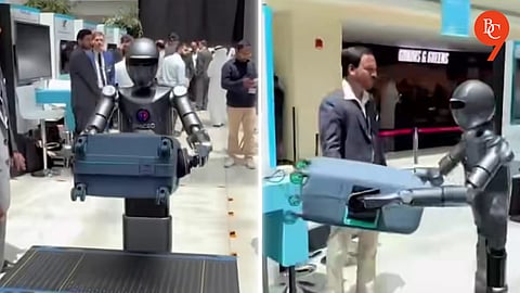 Pune Welcomes Its First Humanoid Airport Robot, Spaceo M1 Guides Travellers at Pune Airport