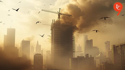 Pune: Only 1% of Construction Projects Have Pollution Sensors, Thousands Remain Unmonitored (AI-Generated Image)