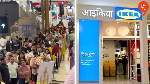 IKEA Pune Launch Draws Massive Weekend Crowds, Shoppers Queue for 2 Hours | Watch Video