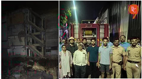 Pune: Midnight Collapse of Three Storey Building in Sadashiv Peth; 10 Residents Rescued Safely