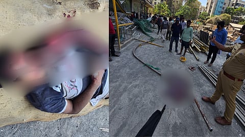 Pune Construction Site Accident: Worker Killed After Iron Pipe Falls on Head, Negligence Case Filed