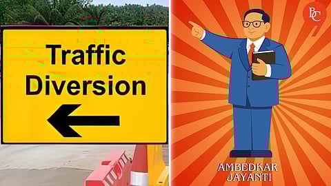 PUNE TRAFFIC UPDATE: Traffic Diversions Announced for April 14 on Dr. Babasaheb Ambedkar Jayanti