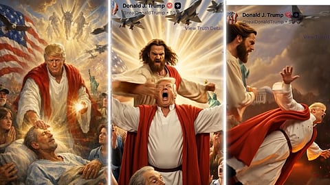 Iran responds to Trump AI Jesus image with viral AI video amid escalating US-Iran tensions