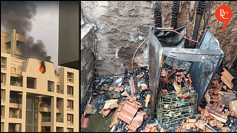 Massive Fire Breaks Out at Terrace Flat in Pune’s Kalyani Nagar