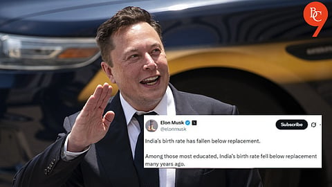 Elon Musk Flags India's Falling Birth Rate on X; Data Shows Regional and Socioeconomic Variation