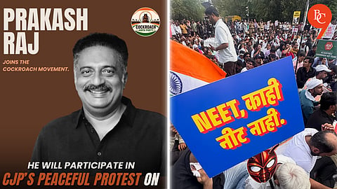 Prakash Raj to Join Cockroach Janta Party's Bengaluru Protest Seeking Education Minister's Resignation